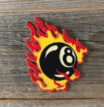 8 BallDevil mit Flammen